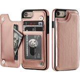 iPhone Leather Wallet Case Magnet 6 7 8 X XS XR 11 - savesummit.com