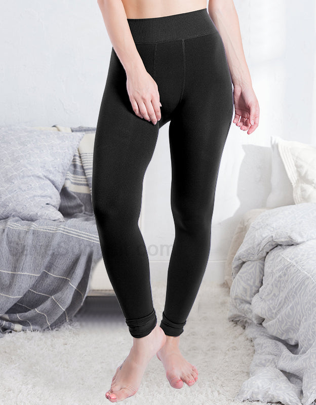 Women Fleece Lined Leggings Women's Winter Lined Tights Transparent Thermal  Tight Leggings Womens Fine Tights Winter