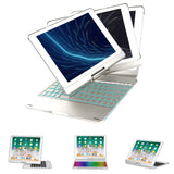 Backlit Keyboard iPad Case 360 Rotatable - savesummit.com