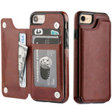 iPhone Leather Wallet Case Magnet 6 7 8 X XS XR 11 - savesummit.com