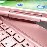Backlit Keyboard iPad Case 360 Rotatable - savesummit.com
