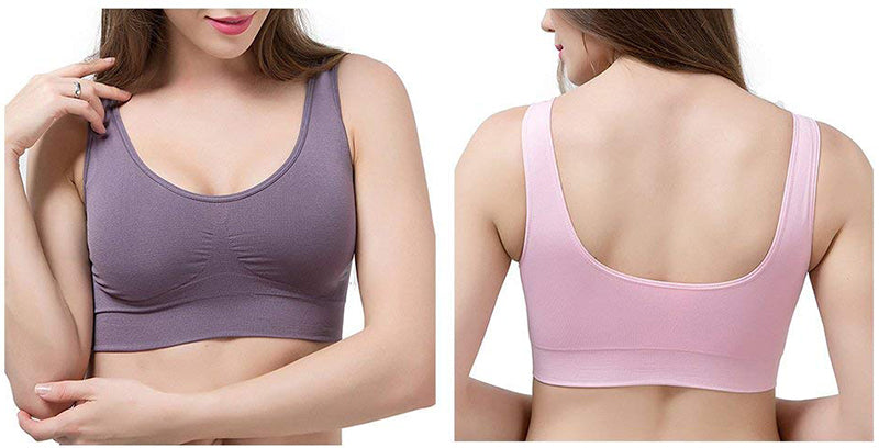Dream By Genie Bra, Comfortable Bra with Breathable Fabric, Large