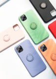 Silicone Magnet Ring iPhone Case