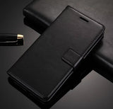 Leather Flip Wallet iPhone Case